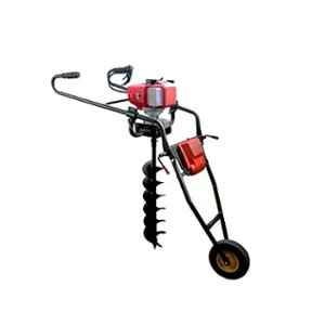 Shwarya 63CC Iron & Plastic Wheel Type Earth Auger without Drill Bit, 1200799