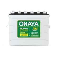 Okaya PROPower 210Ah 12V Tall Tubular Inverter Battery with XBD+ Technology, OPTT24060