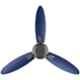 Usha Bloom Magnolia 78W Grey & Blue 3 Blades Ceiling Fan, Sweep: 1250 mm