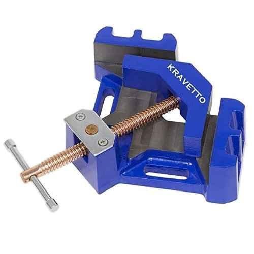 Kravetto Woodworking 90Â° Corner Clamp Cast Iron, Durable Go-tool