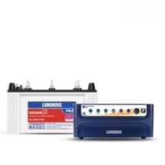Luminous Power Sine 800 700VA 12V Pure Sine Wave Inverter & Red Charge RC15000 PRO 120Ah Battery Combo