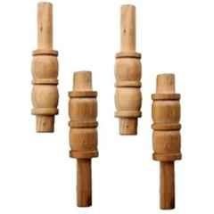 GLS Economy Wooden Beige Stump Bails (Pack of 4)