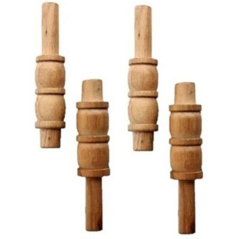 GLS Economy Wooden Beige Stump Bails (Pack of 4)