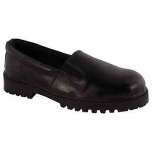 Rigau 2012 Black Leather Steel Toe Work Safety Shoes For Women, Size: 5