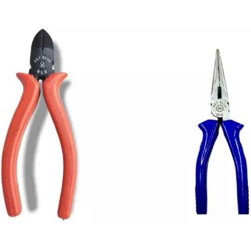 Sky Blue 2 Pcs 7.8 inch Stainless Steel Groove Plier Combo, SBE_PLIER_0711
