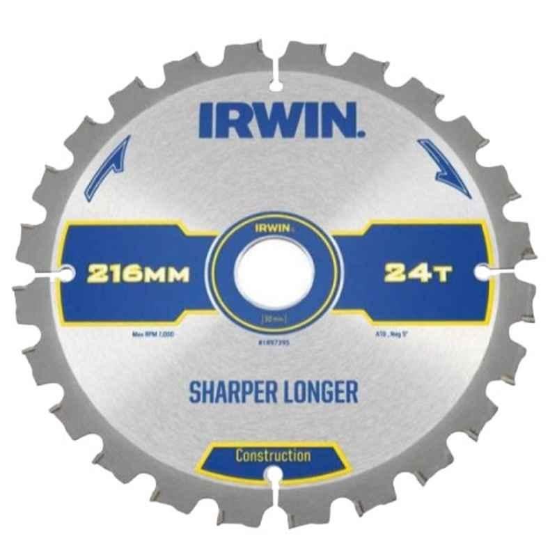 Irwin 190mm Marples Construction Circular Saw Blade, 1897440