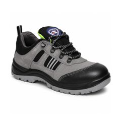 Allen Cooper AC-1156 Antistatic Steel Toe Grey & Black Work Safety Shoes, Size: 11