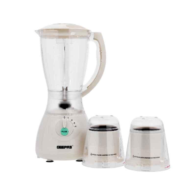 Geepas 400W 1.5L Stainless Steel 3 In 1 Multifunctional Blender, GSB5006