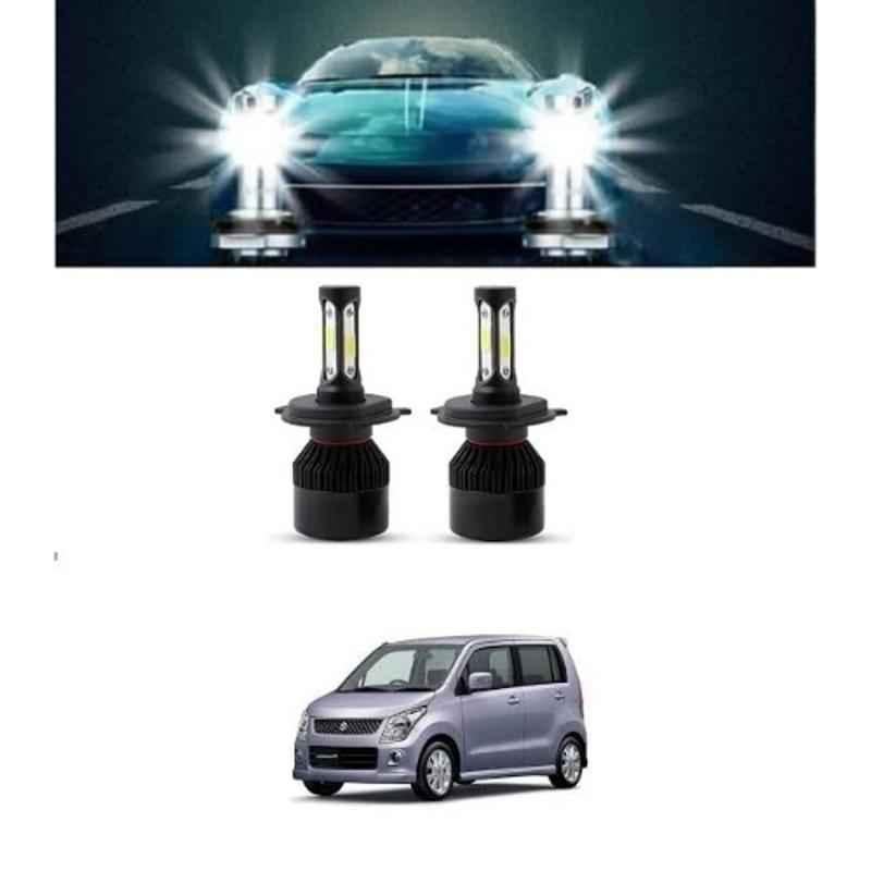 Trigcars 2 Pcs 75W High Power Water Proof Car LED Headlight Bulb Set for Maruti Wagon R 2009, TRIG72WATTS0198