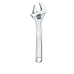 Groz 250mm 245kgfm Chrome Vanadium Adjustible Wrench, AWR/CV/10