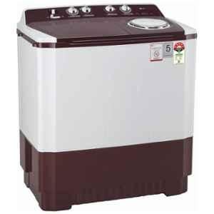 LG 10kg Plastic 5 Star Semi-Automatic Top Load Burgundy Washing Machine, P1050SRAZ