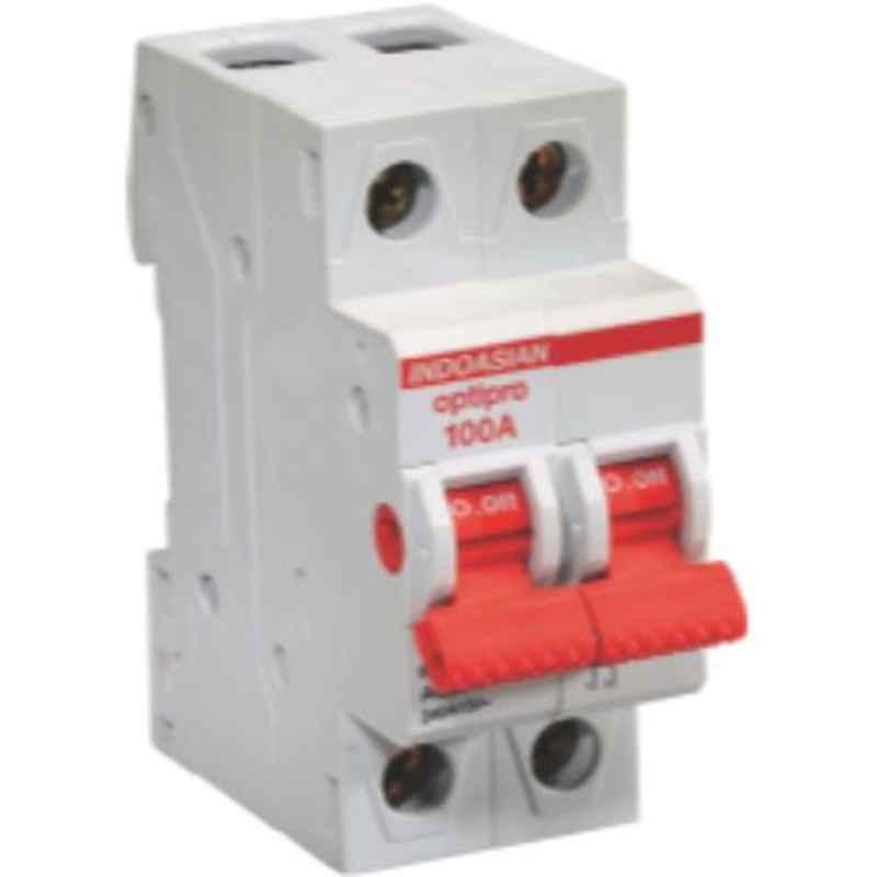 Indoasian Optipro 80A Double Pole Isolator, 811552