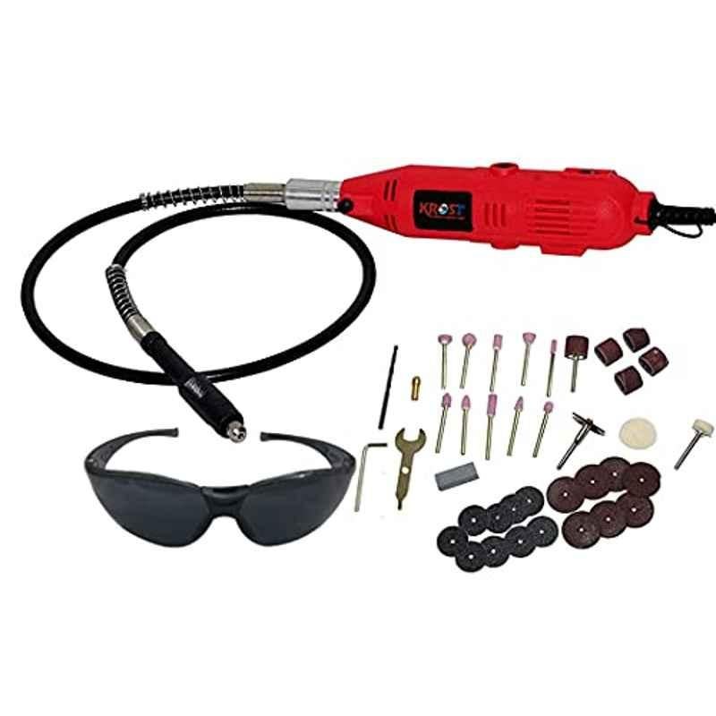 Krost Tc6601 Mini Electric Rotary Tool Die Grinder With Flexible Shaft And Accessory Kit