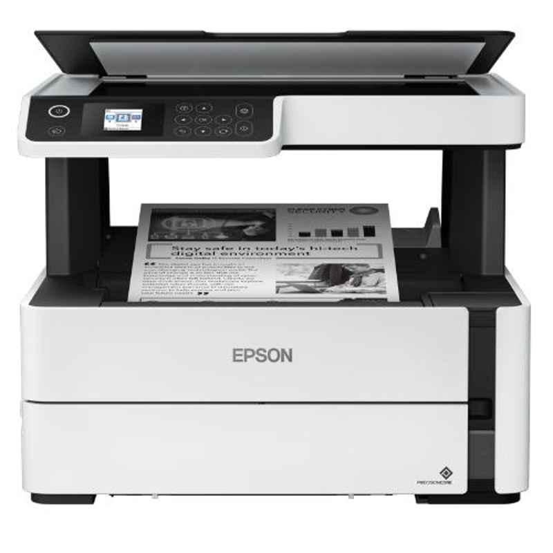 Epson EcoTank M2140 All-in-One Monochrome Ink Tank Printer with USB Connectivity, Duplex & 3 Years Warranty