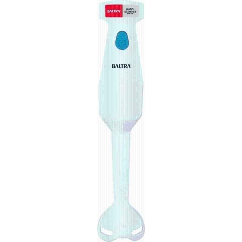 Baltra Ego 250W White Hand Blender with Stainless Steel Blade, BHB-115