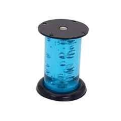 RAB 4 inch Acrylic Blue & Black Sofa Leg (Pack of 2)