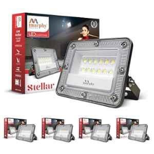 Murphy Stellar 10W 6500K Aluminium Cool White LED Flood Light for Outdoor (Pack of 5)