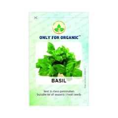 Only For Organic 50g Green Basil Vegetable Seeds, OFOPPBASLG0050