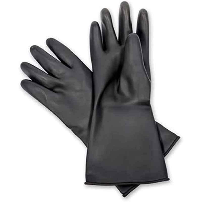 Sun 200g Rubber Black Heavy Duty Hand Gloves