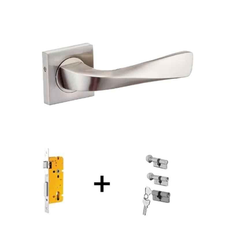 Dorset ML Series Noha ML NO OR 60mm Stainless Steel PT Finish Lock Set with Both Side Key (Pack of 2)