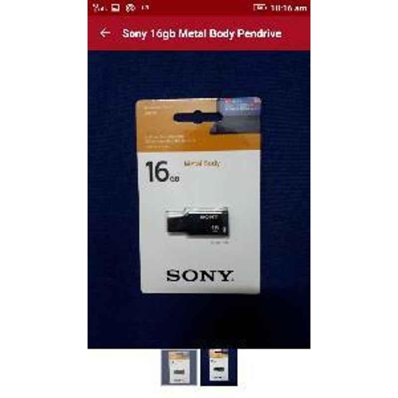 Sony 16gb Metal Pd 2 Years Company Warranty Pen Drive