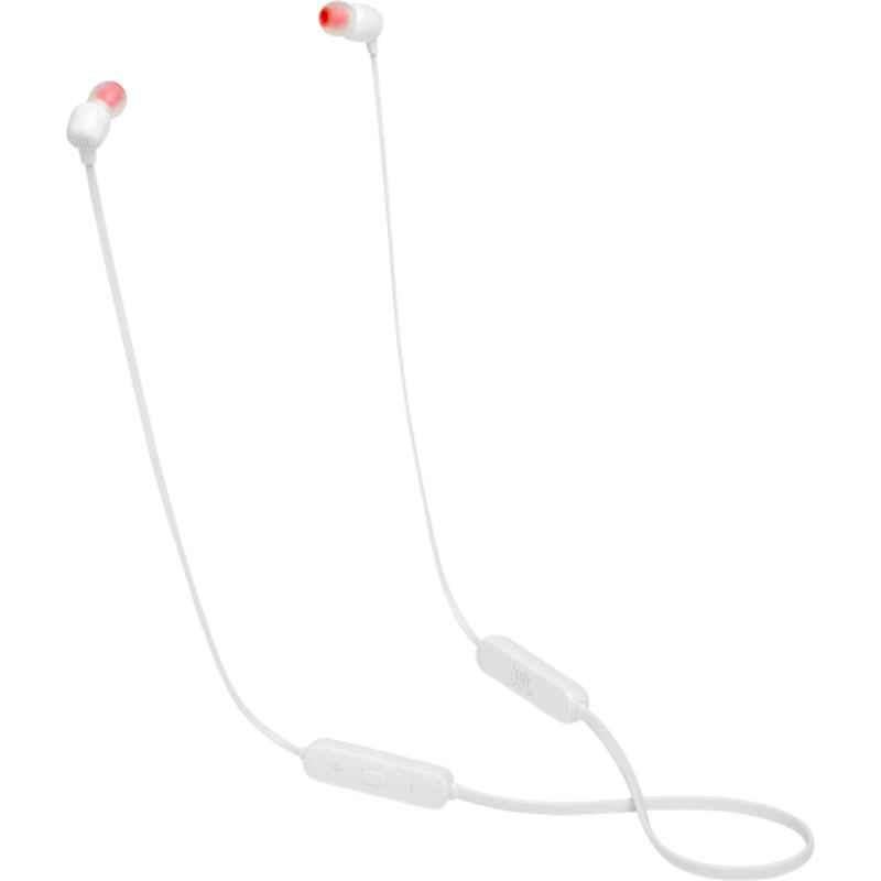 JBL 8.6mm 8hrs 160mAh White Wireless In Ear Headphone, JBL-T115BTWHT