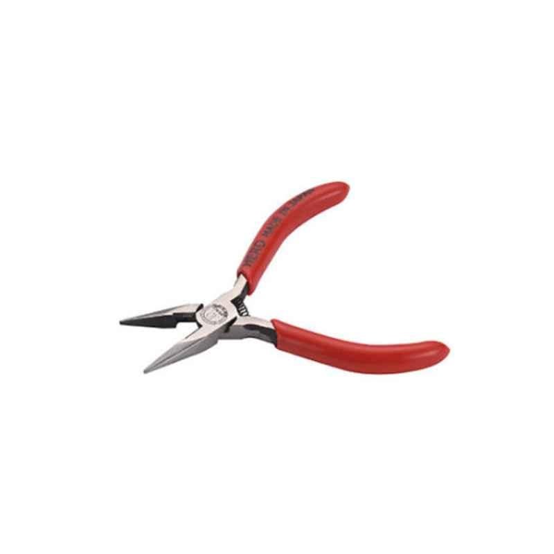 Hero HO-725 5 inch Metal Silver & Red Long Nose Plier