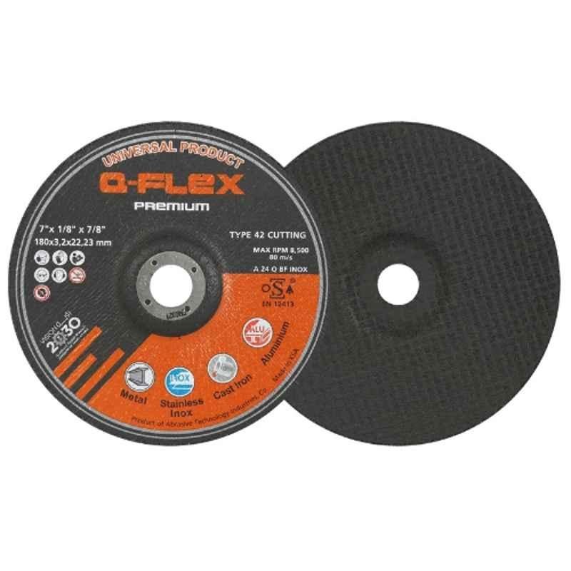 Q-Flex 180x3.2x22.23mm Universal Cutting Disc, MAK