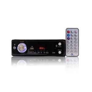 PRP Collections ST011 Fixed Panel Single Din MMC Car Stereo with MP3, Bluetooth, USB, FM, AUX & SD Functions