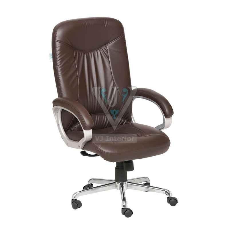 VJ Interior 18x21x18 inch Brown Premium High back Executive Office Chair, VJ-1270