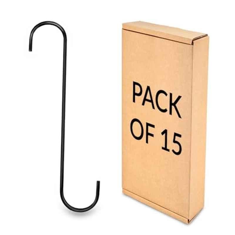 Plantex Heavy Duty 10 inch Multipurpose S Hook/Extension Hook for Hanging Plant/Tree Branch/Bird Feeder/Pots and Pans Closet Garden Pergola Indoor/Outdoor 5