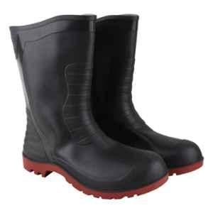 SCORTA Hippo Red Synthetic Soft Toe PVC Double Density Safety Gumboot, Size: 9
