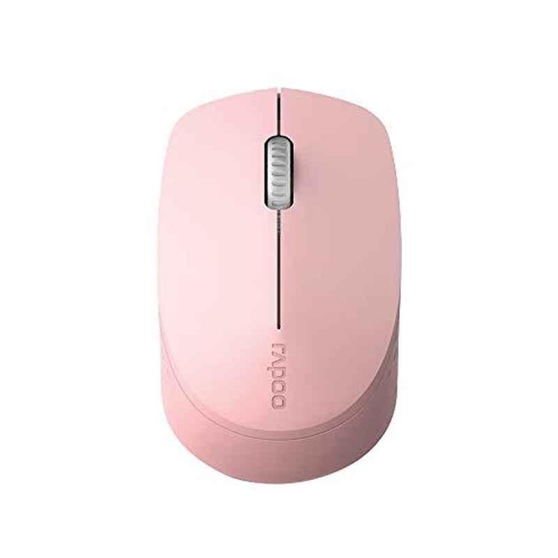 Rapoo M100 Pink Silent Multi-Mode Wireless Mouse