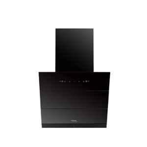 Hindware Skyla 1350CMH Touch Control Black Auto Clean Filterless Slant Kitchen Chimney, C100302, Size: 60 cm