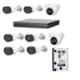 CP Plus 2MP White & Black 6 Pcs Bullet & 2 Pcs Dome Camera with 8 Channel NVR Kit, 8C NVR