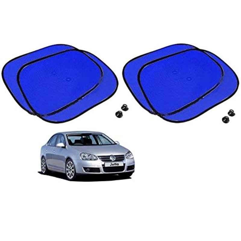 Kozdiko 4 Pcs Blue Chipkoo Car Window Sunshade Curtain Set for Volkswagen Old Jetta 2008-2015, koz_82786