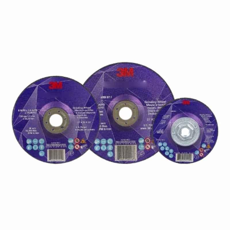3M Cubitron 3 20Pcs 180x7x22.23mm T27 36+ EN Depressed Center Grinding Wheel Case, 98418