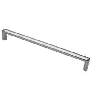 RAB 224mm Zinc White Chrome Finish Cabinet Pull Handle, 1073