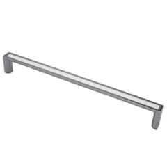RAB 224mm Zinc White Chrome Finish Cabinet Pull Handle, 1073
