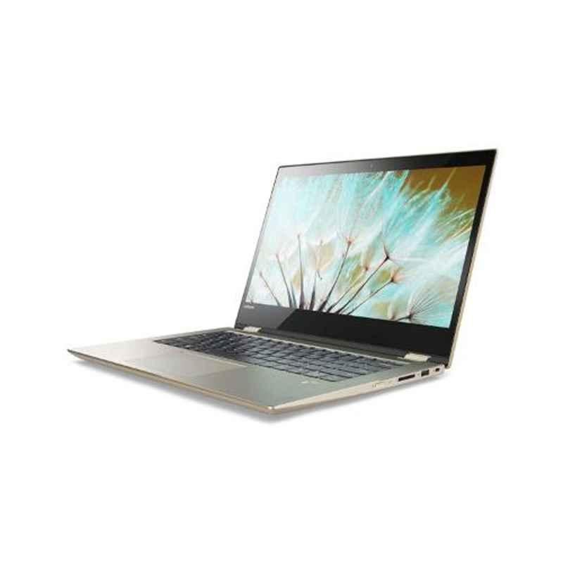 Lenovo Yoga 520 Intel i3 8th Gen/4GB RAM/1TB HDD/14 inch FHD Display Golden 2-in-1 Touchscreen Laptop, 81C800QHIN