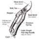 Nishigaki 8 inch Steel Professional Pruning Secateur, N-203