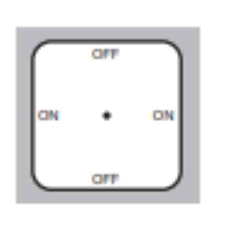 L&T 2 Pole 100A Cam Operated Isolator Rotary Switch, 61198, Operation: 90 Deg Complete Rotation