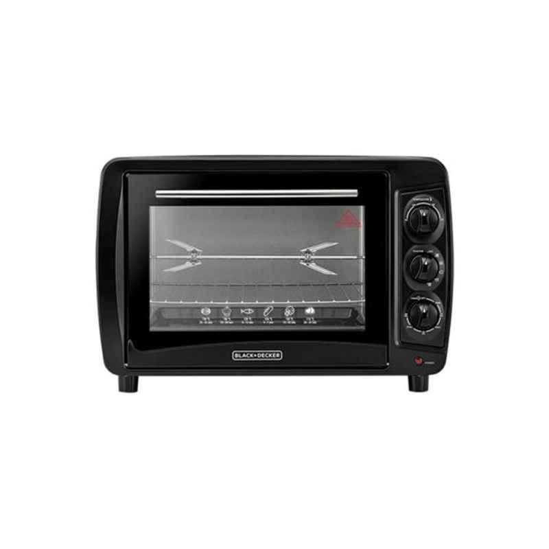 Black & Decker 1500W 240V Black Countertop Toaster Oven, TRO35RDG-B5