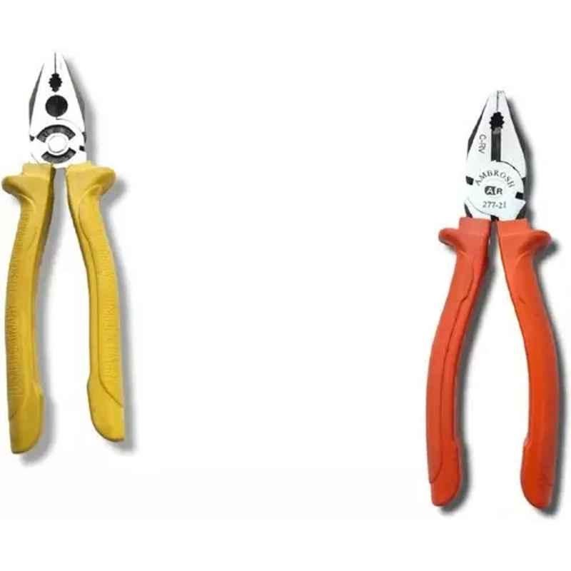 Sky Blue 2 Pcs 7.8 inch Lineman Plier Combo, SBE_PLIER_0041
