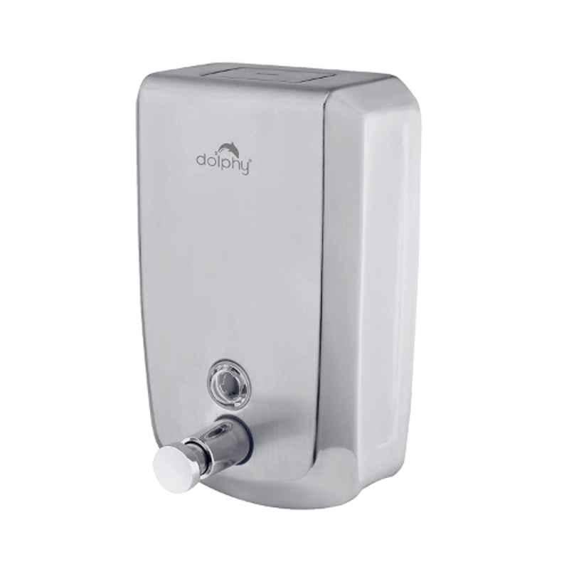 Dolphy 500ml Stainless Steel Silver Soap Dispenser, DSDR0098