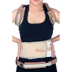 Bodycare Cotton & Elastic Beige Dorso Lumbar Spinal Taylor Brace, RP-3204, Size: L
