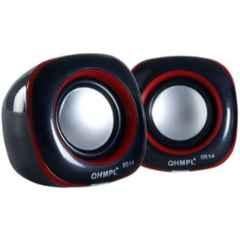 Quantum QHM602 Black & Red Usb Mini Speaker Laptop & Desktop Speaker