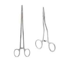 Forgesy 6 inch Stainless Steel Straight & Curved Needle Holder, X120