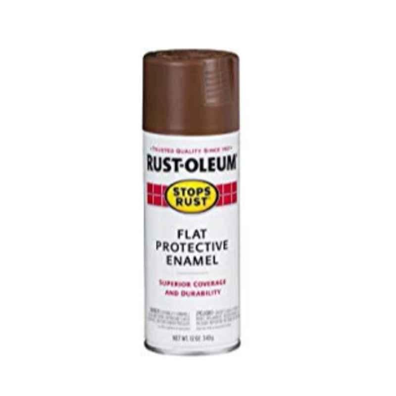 Rust-Oleum Stops Rust 12 Oz Brown Protective Enamel Spray Paint