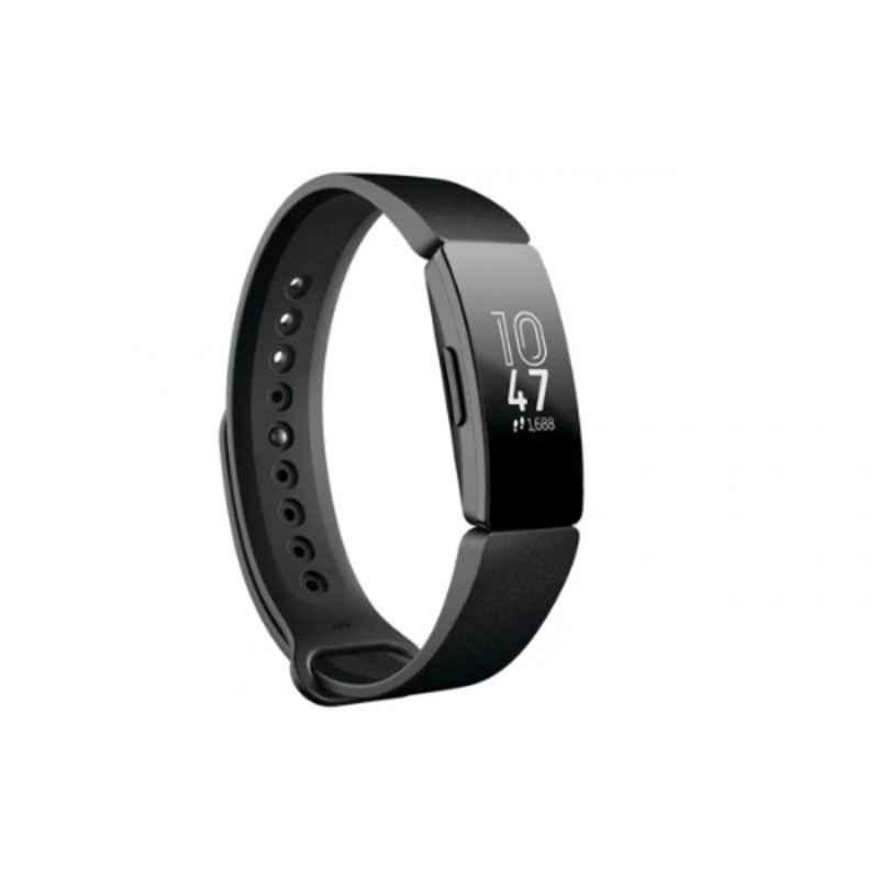 Fitbit Inspire Black & Black Fitness Tracker Wristband, FB412BYBY